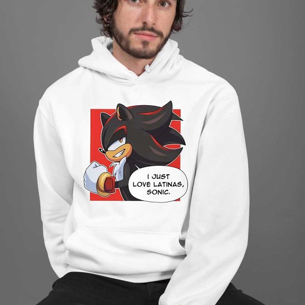 Shadow The Hedgehog I Love Latinas Sonic Shirt Shadow The Hedgehog I Love Latinas Sonic Shirt