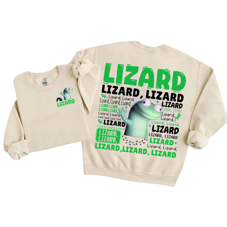 2 Sided – Lizard Lizard Lizard Shirt 2 Sided – Lizard Lizard Lizard Shirt