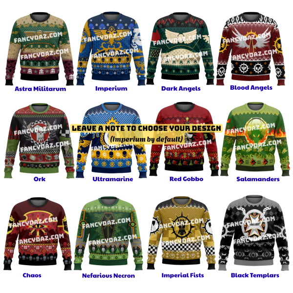 Warhammer 40K Ugly Christmas Sweater