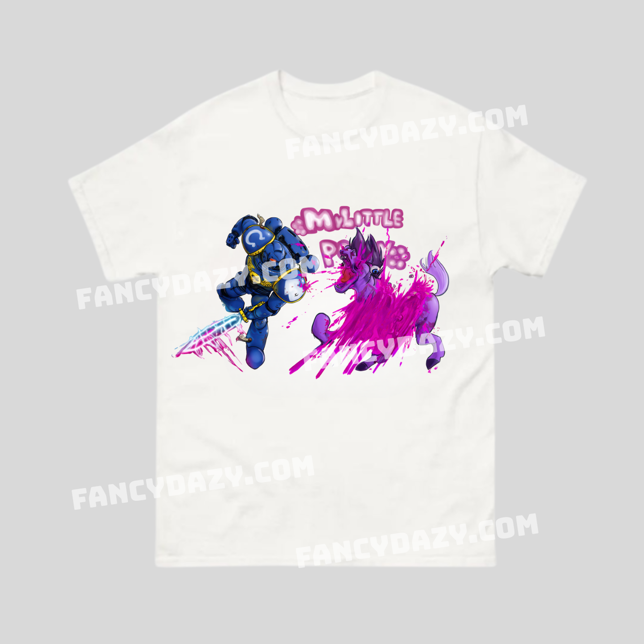 Parody My Little Pony Graphic Tee, Warhammer 40K Meme Shirt Parody My Little Pony Graphic Tee, Warhammer 40K Meme Shirt