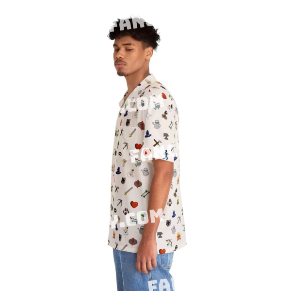 RuneScape Icon Pixel Skills Hawaiian Shirt