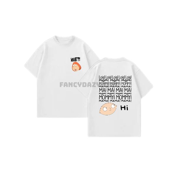 Family Guy Stewie And Loise 2 Sided Shirt