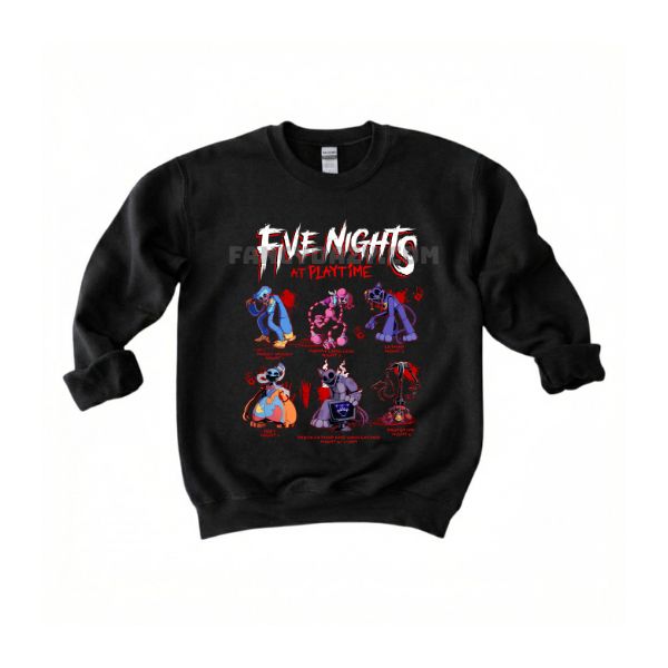Poppy Playtime X FNAF Shirt Poppy Playtime X FNAF Shirt