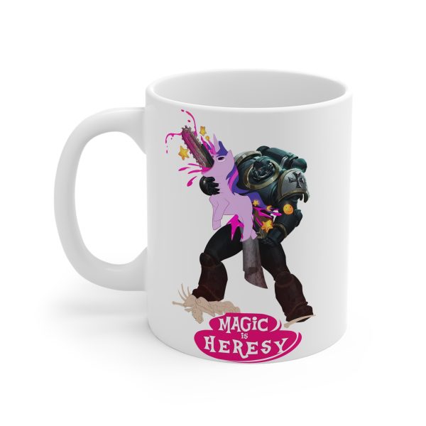 Magic is Heresy Mug, My Little Pony x Warhammer 40K Coffee Cup
