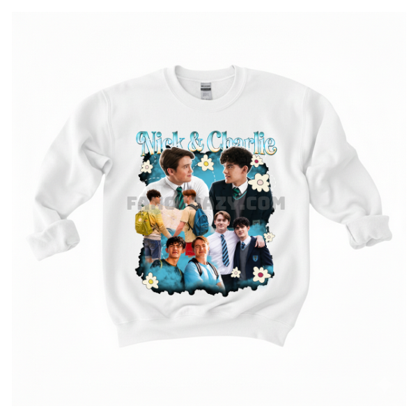 Heartstopper Nick & Charlie Bootleg Shirt Heartstopper Nick & Charlie Bootleg Shirt
