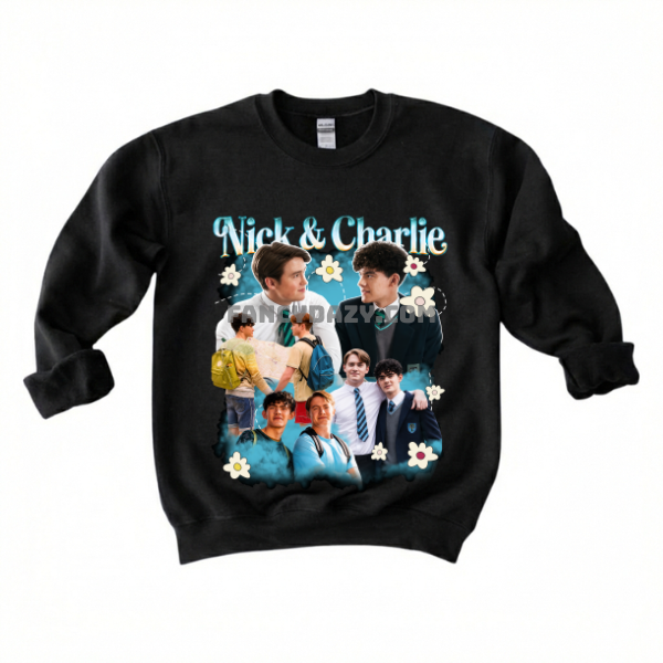 Heartstopper Nick & Charlie Bootleg Shirt Heartstopper Nick & Charlie Bootleg Shirt