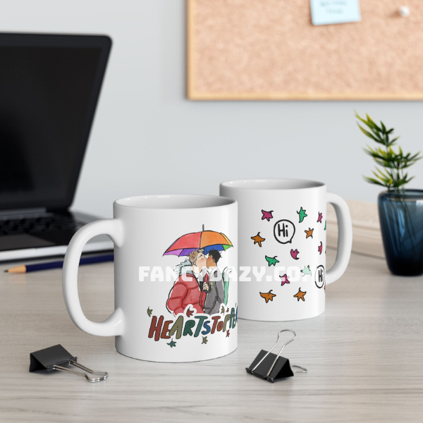 HeartStopper – Nick And Charlie Leaves Mug HeartStopper – Nick And Charlie Leaves Mug