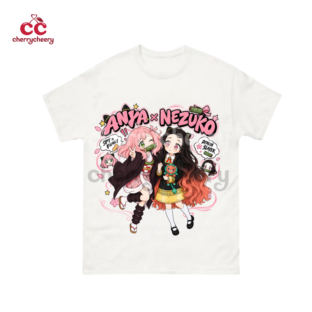 Demon Slayer – Nezuko x Anya Shirt Demon Slayer – Nezuko x Anya Shirt