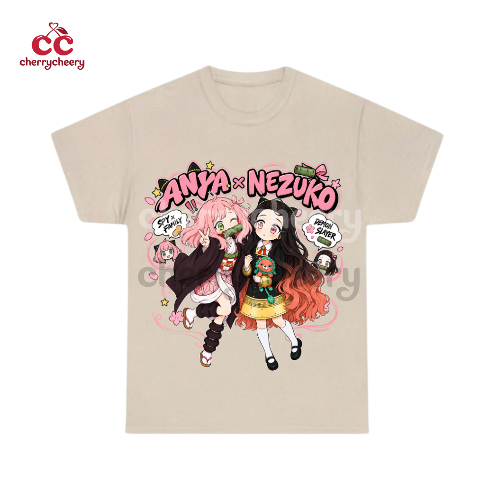 Demon Slayer – Nezuko x Anya Shirt Demon Slayer – Nezuko x Anya Shirt