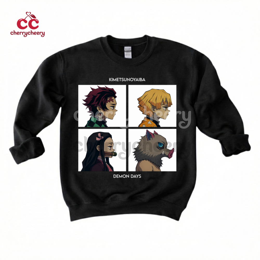 Demon Slayer – Kamaboko Team x Gorillaz Shirt Demon Slayer – Kamaboko Team x Gorillaz Shirt