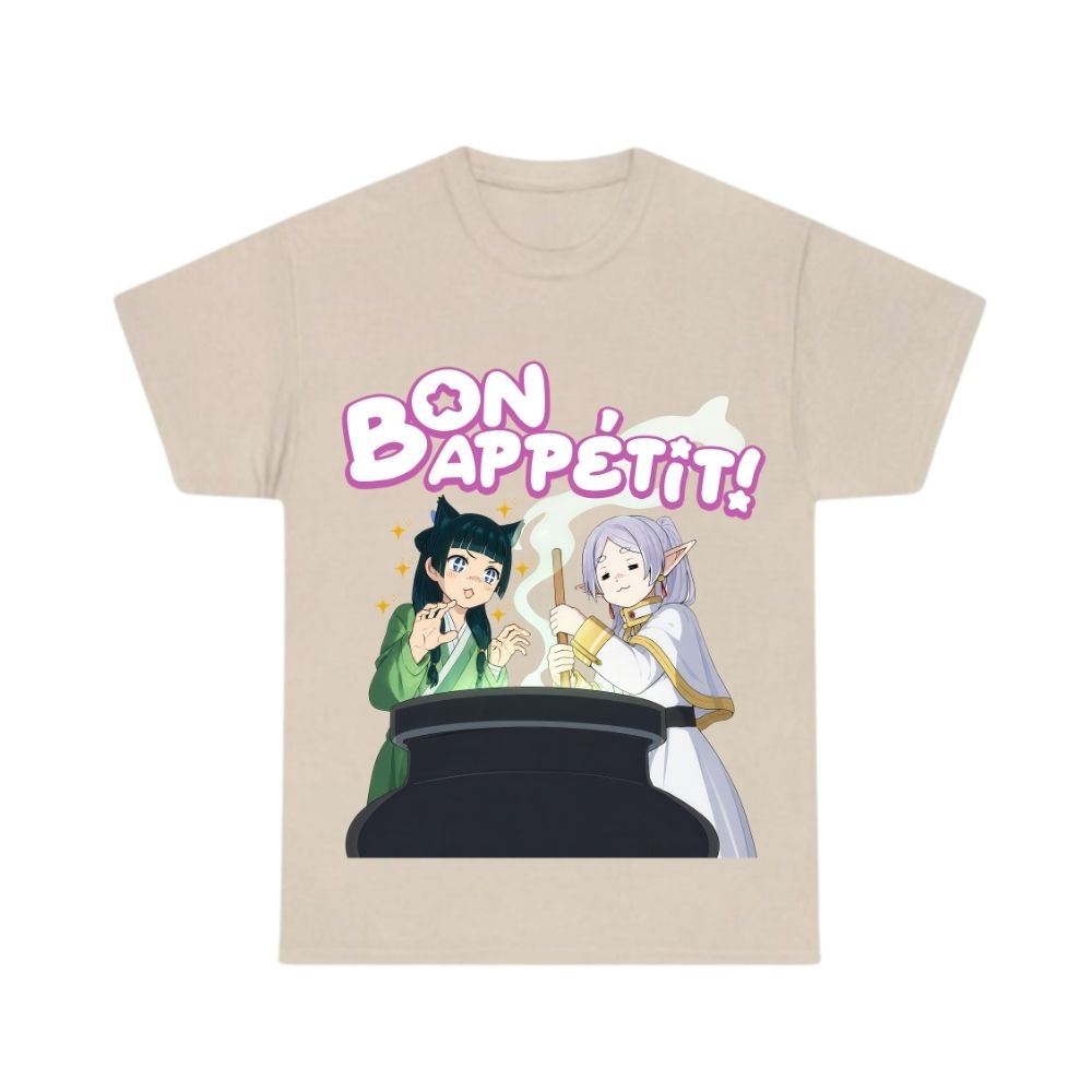 Frieren x MaoMao – Bon Appétit Shirt Frieren x MaoMao – Bon Appétit Shirt