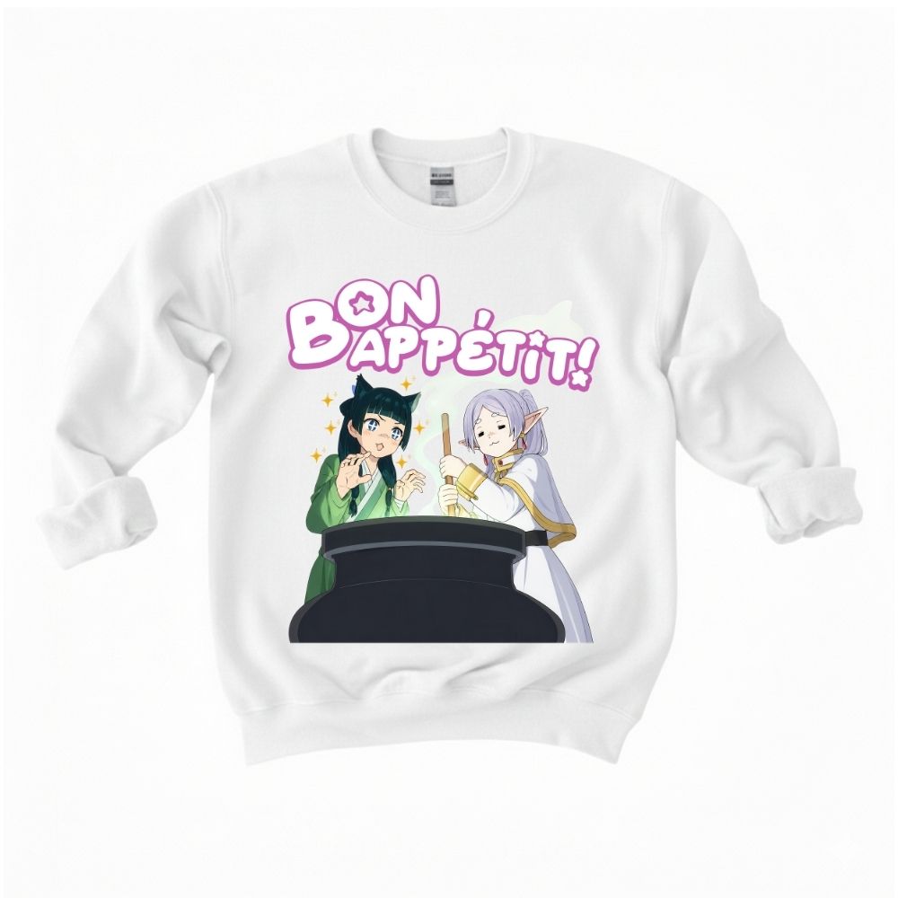 Frieren x MaoMao – Bon Appétit Shirt Frieren x MaoMao – Bon Appétit Shirt
