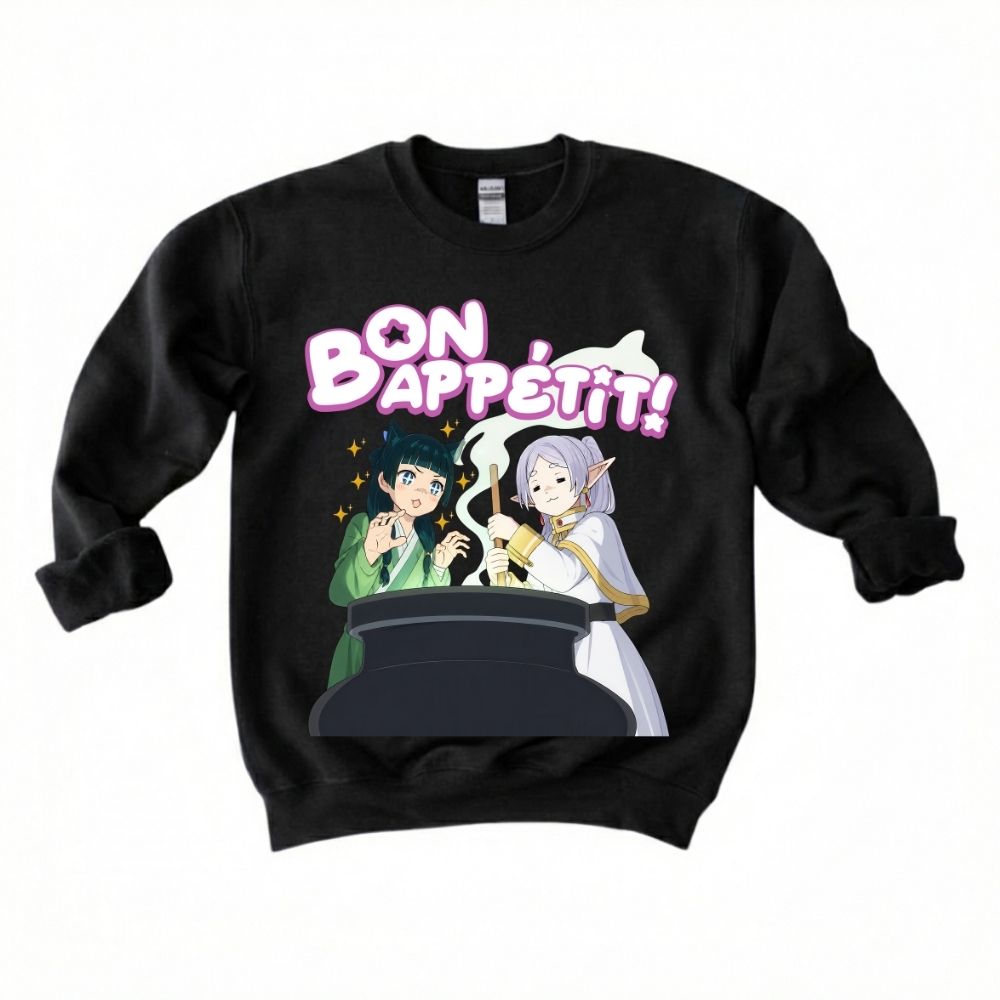 Frieren x MaoMao – Bon Appétit Shirt Frieren x MaoMao – Bon Appétit Shirt