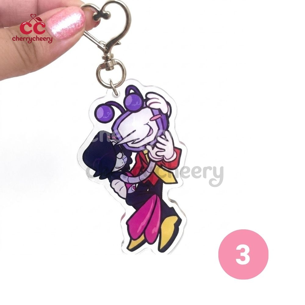 Cute Deltarune Couple Keychains Cute Deltarune Couple Keychains