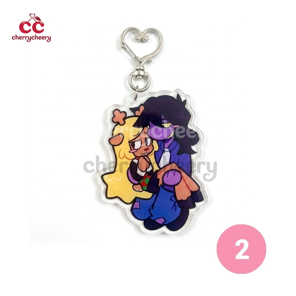 Cute Deltarune Couple Keychains Cute Deltarune Couple Keychains