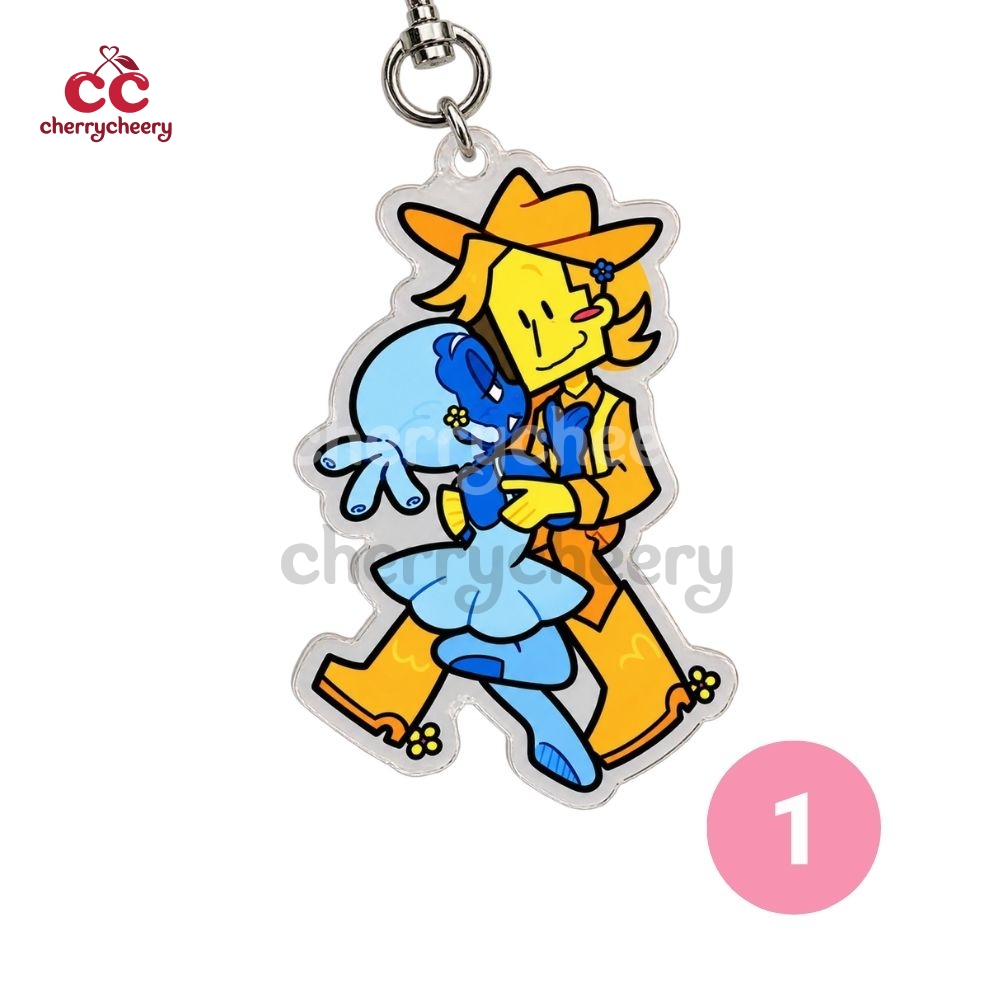 Cute Deltarune Couple Keychains Cute Deltarune Couple Keychains