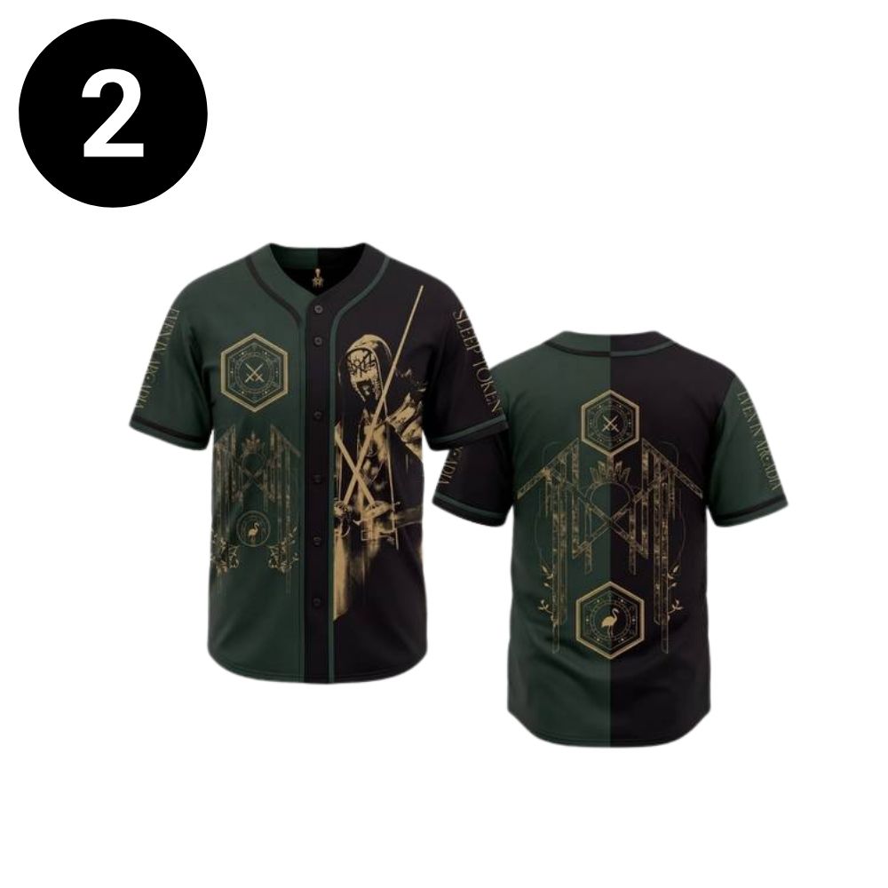 Sleep Token Baseball Shirt, Metal Band Jersey Sleep Token Baseball Shirt, Metal Band Jersey