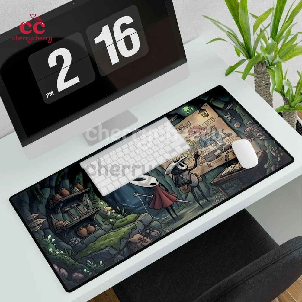 Hollow Knight Hornet, Quirrel Map Review Themed Desk Mat Hollow Knight Hornet, Quirrel Map Review Themed Desk Mat