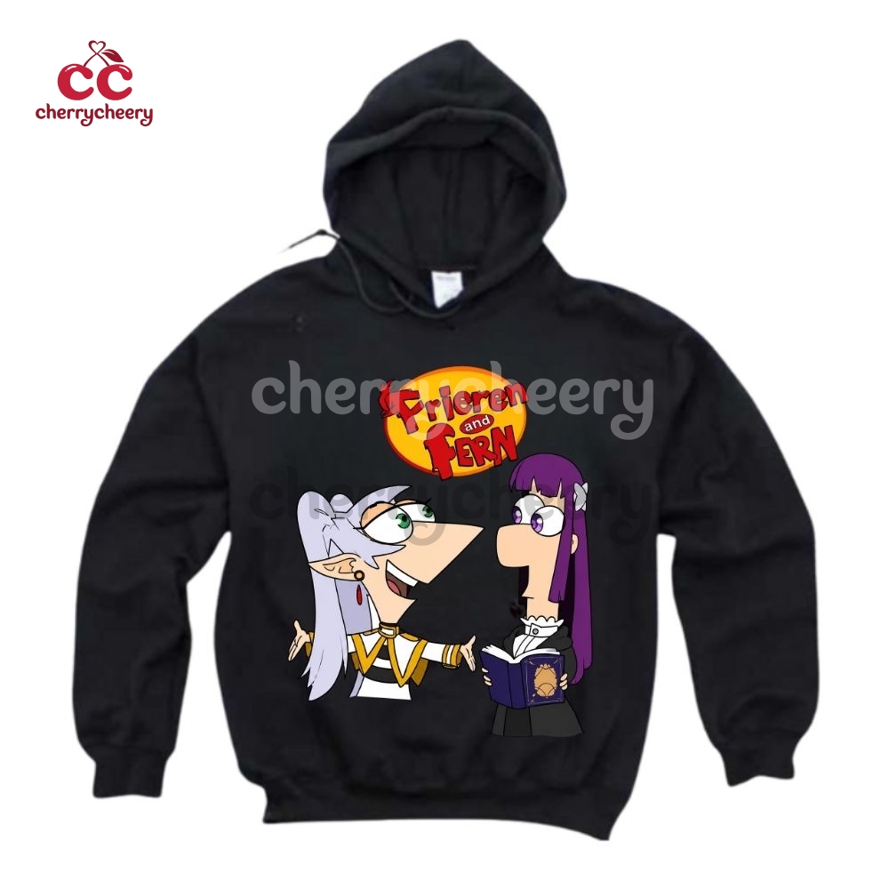 Frieren x Phineas and Ferb Shirt Frieren x Phineas and Ferb Shirt