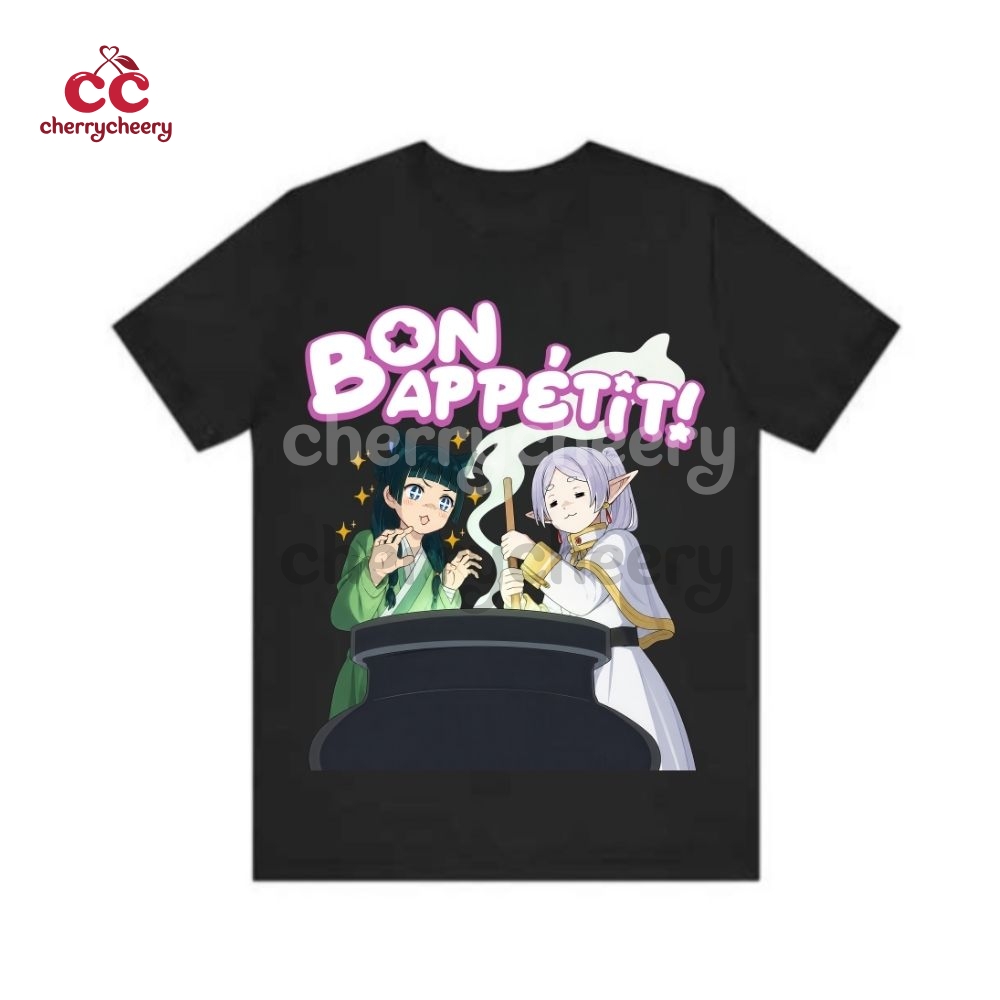 Frieren x MaoMao – Bon Appétit Shirt Frieren x MaoMao – Bon Appétit Shirt