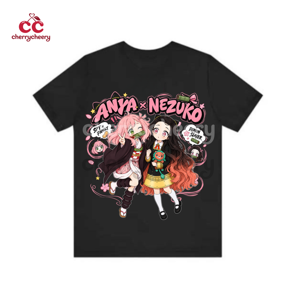 Demon Slayer – Nezuko x Anya Shirt Demon Slayer – Nezuko x Anya Shirt
