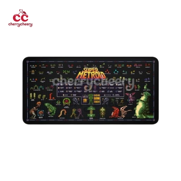 Super Metroid Bestiary Desk Mat Super Metroid Bestiary Desk Mat