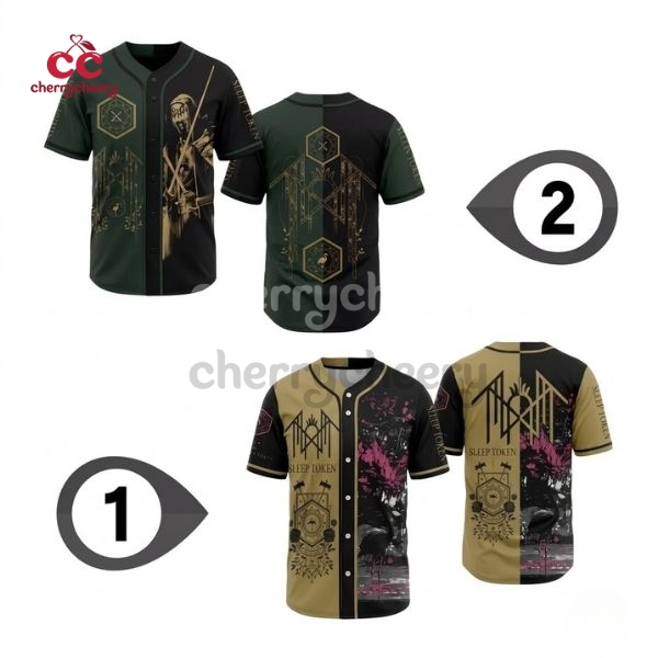 Sleep Token Baseball Shirt, Metal Band Jersey