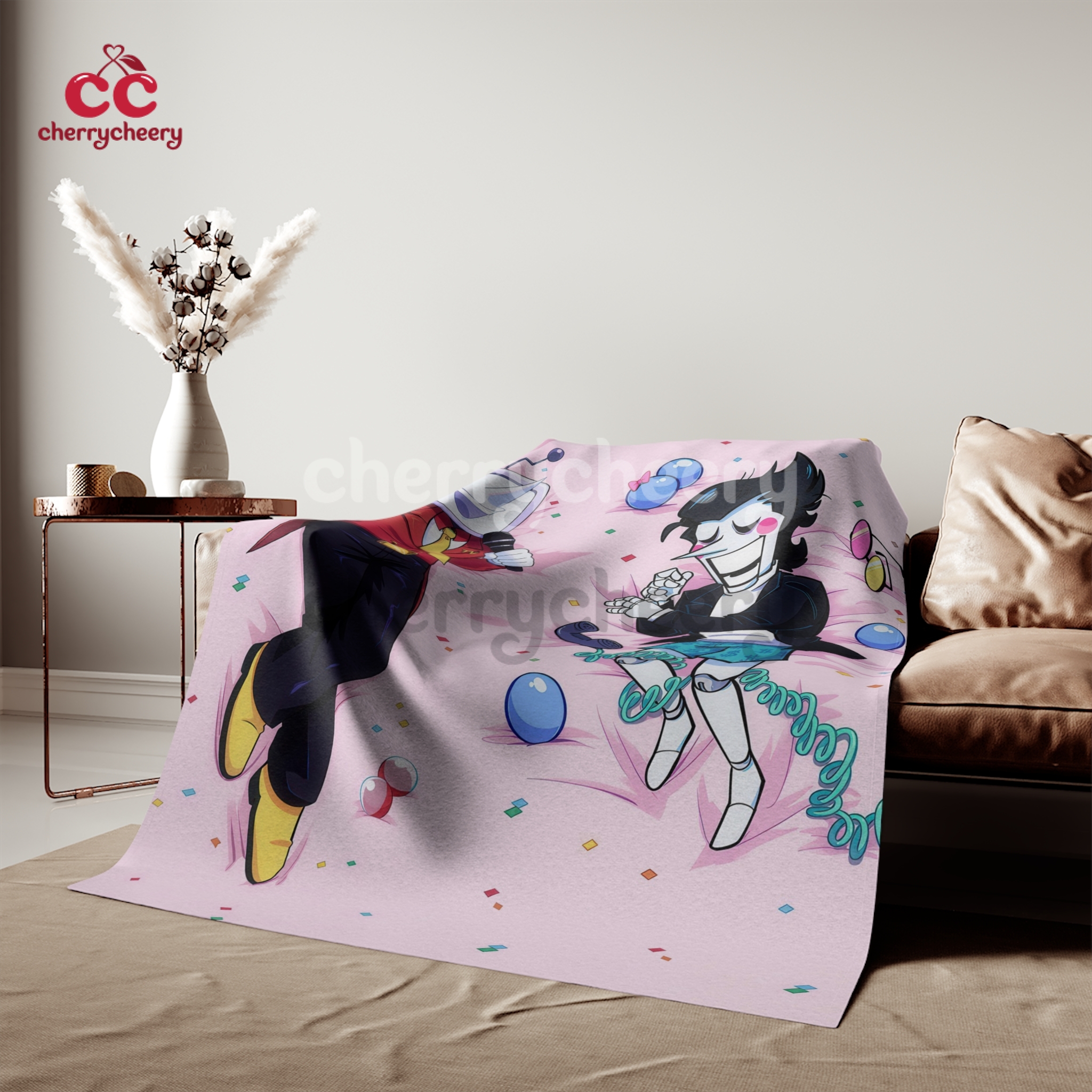 Tenna Spamton Deltarune Blanket Tenna Spamton Deltarune Blanket