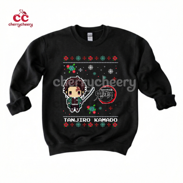 Demon Slayer – Tanjiro Ugly Xmas Shirt