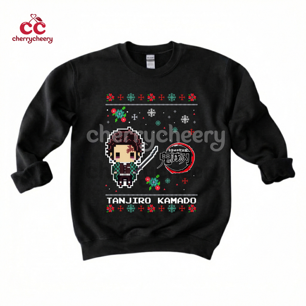 Demon Slayer – Tanjiro Ugly Xmas Shirt Demon Slayer – Tanjiro Ugly Xmas Shirt