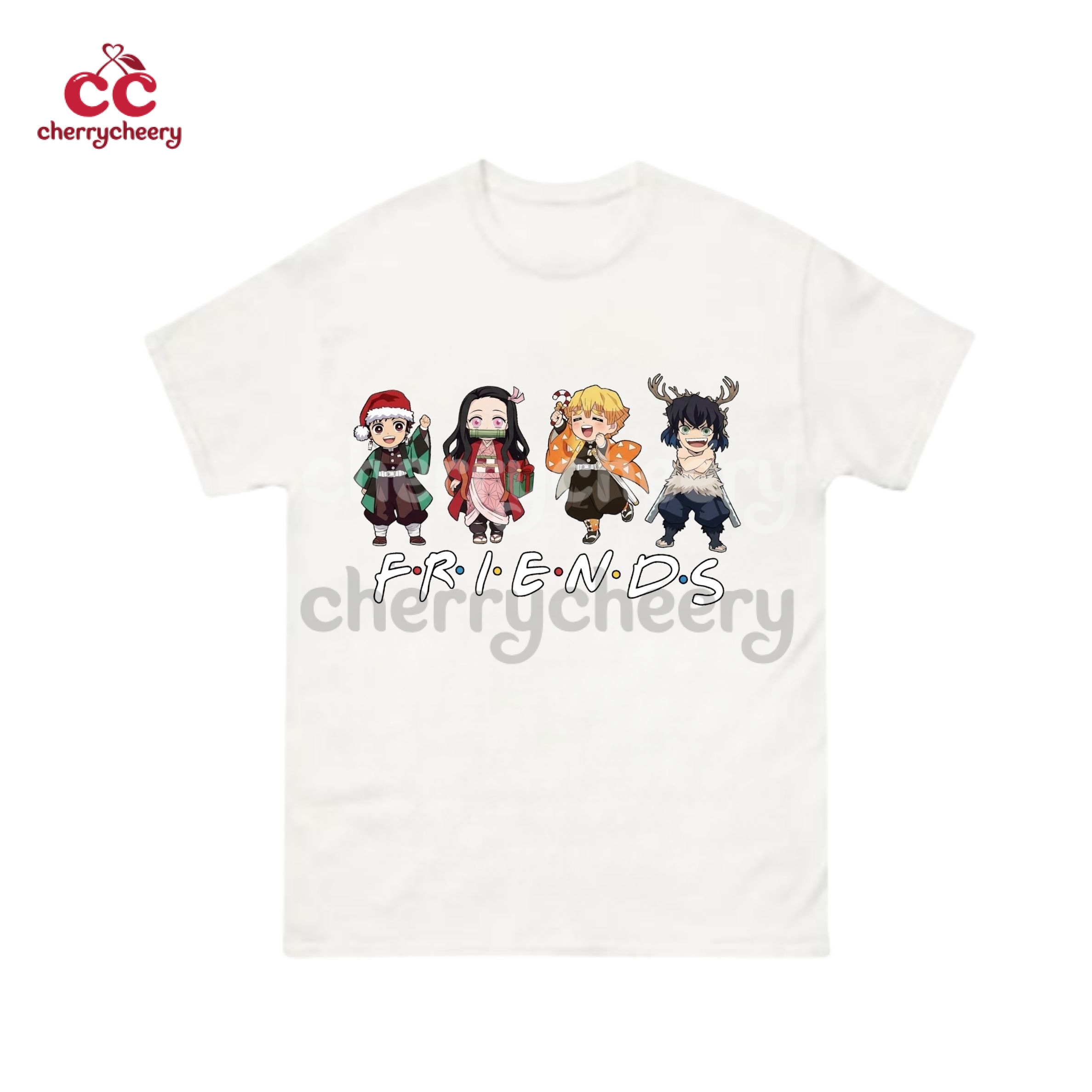 Demon Slayer – Kamaboko Team Friends Xmas Shirt Demon Slayer – Kamaboko Team Friends Xmas Shirt