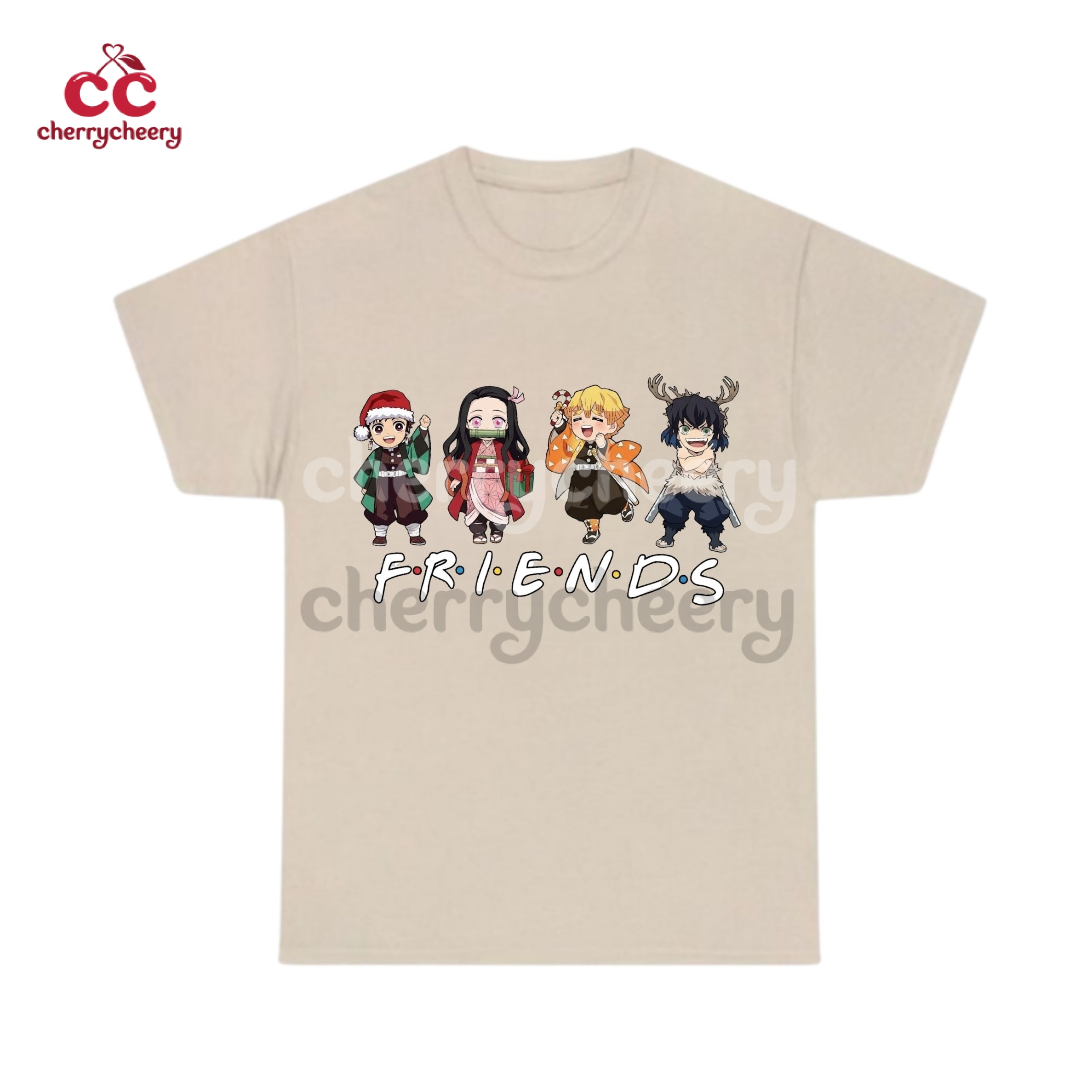 Demon Slayer – Kamaboko Team Friends Xmas Shirt Demon Slayer – Kamaboko Team Friends Xmas Shirt