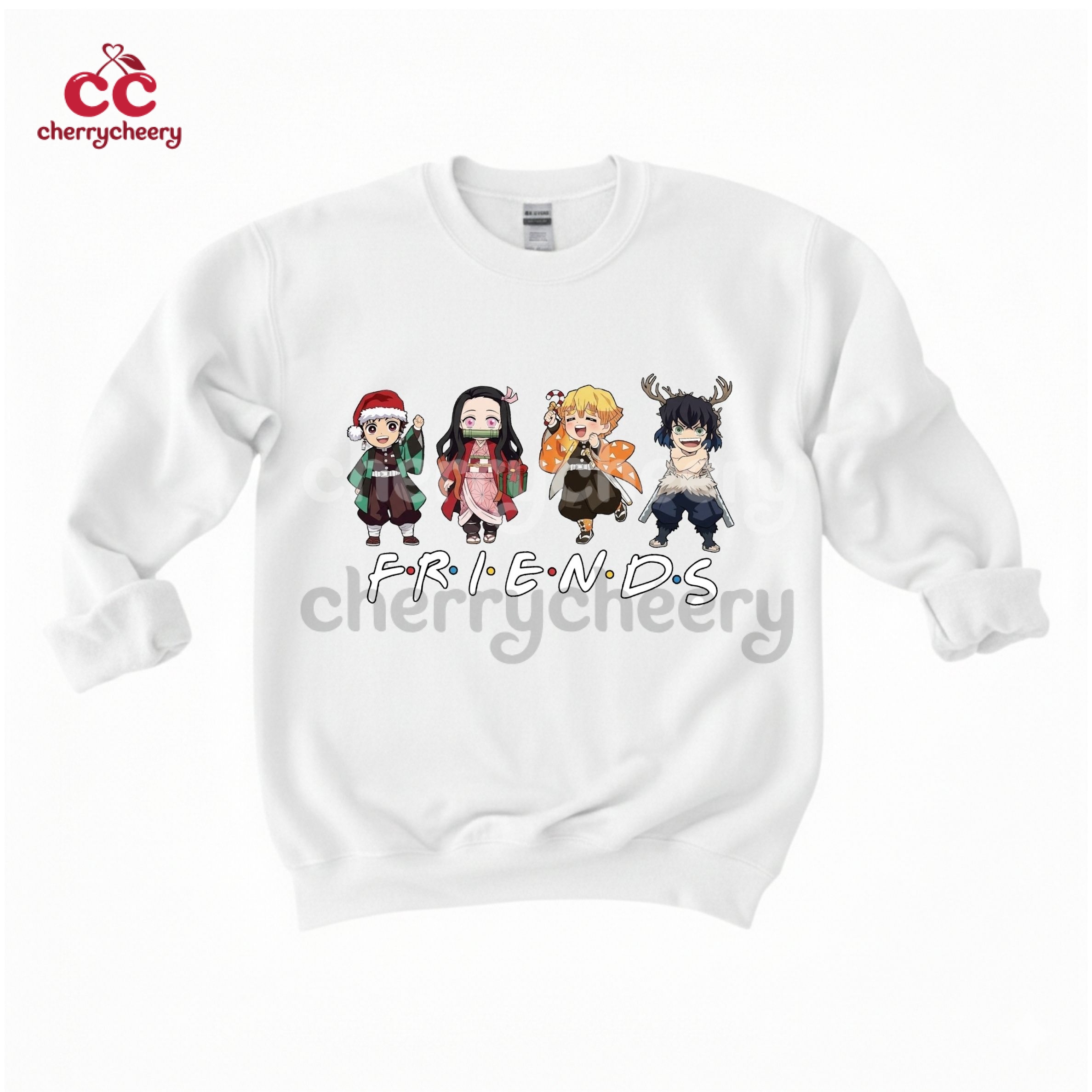 Demon Slayer – Kamaboko Team Friends Xmas Shirt Demon Slayer – Kamaboko Team Friends Xmas Shirt