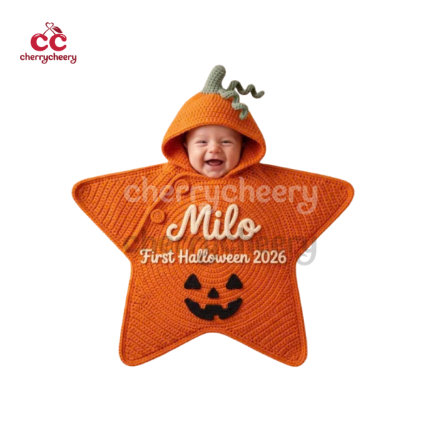 Halloween Hand Crochet Star Baby Outfit