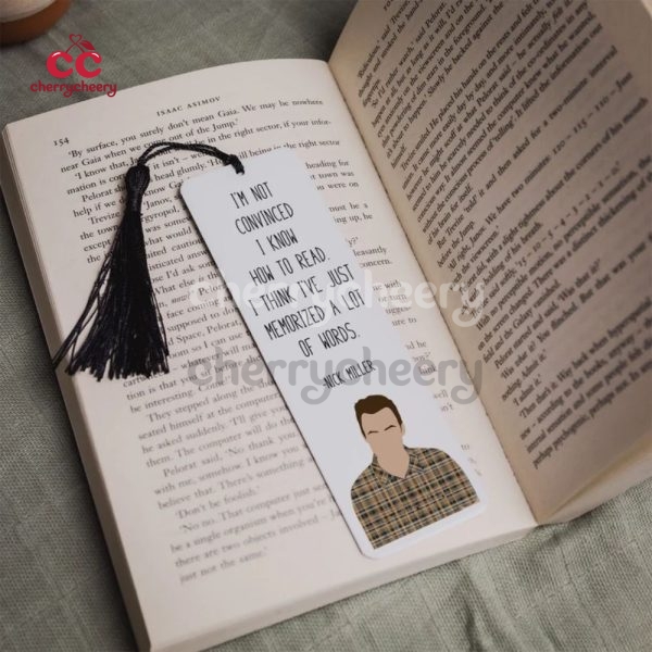 How to Read Nick Miller Quotes New Girl Show Bookmark (1)