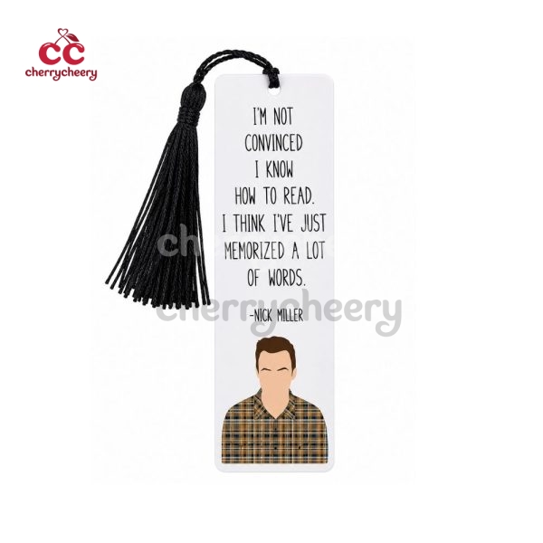 How to Read Nick Miller Quotes New Girl Show Acrylic Bookmark