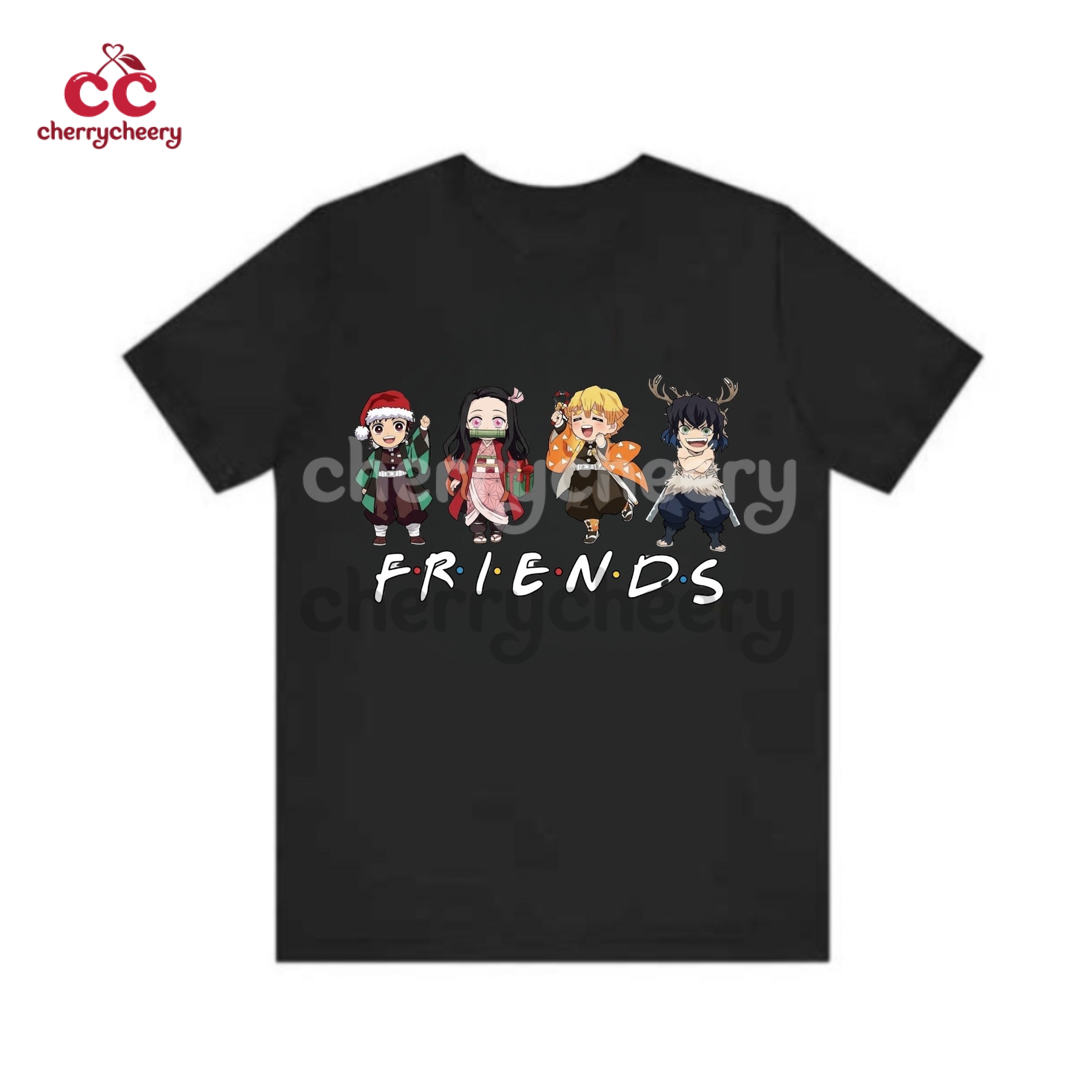 Demon Slayer – Kamaboko Team Friends Xmas Shirt Demon Slayer – Kamaboko Team Friends Xmas Shirt