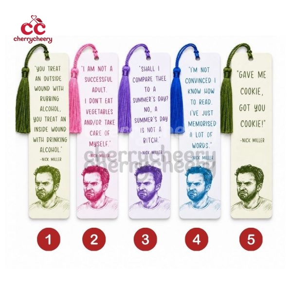 Nick Miller Quotes New Girl Show Acrylic Bookmark