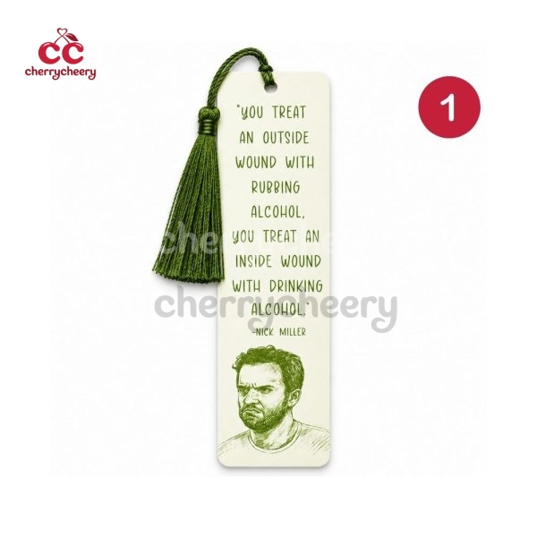 Nick Miller Quotes New Girl Show Acrylic Bookmark