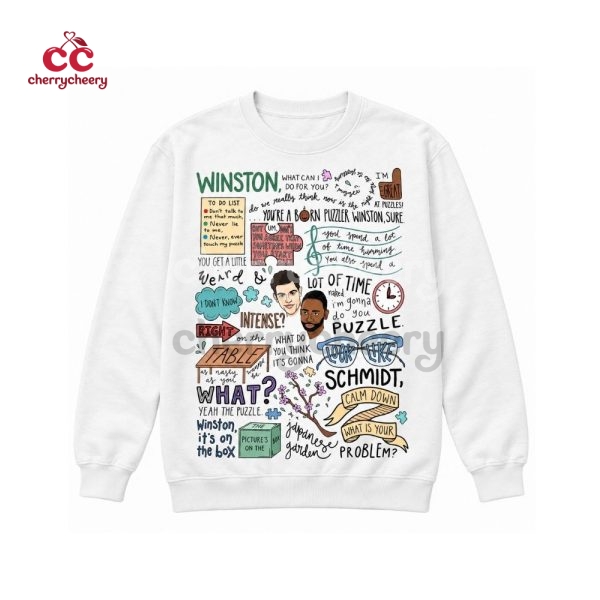 Schmidt & Winston New Girl Show Quotes Shirt (3)