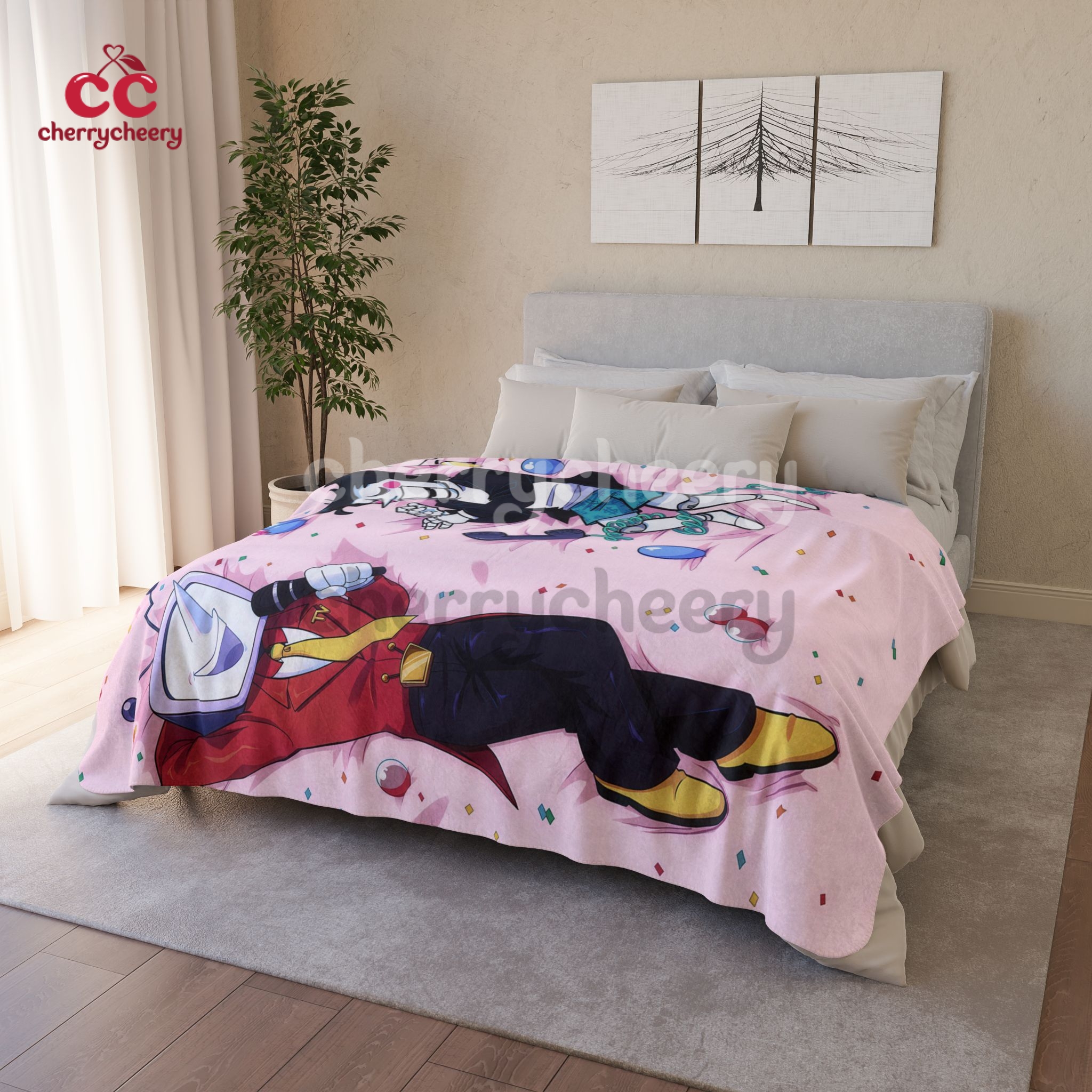 Tenna Spamton Deltarune Blanket Tenna Spamton Deltarune Blanket