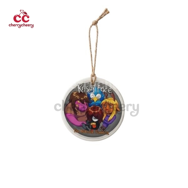 Kris Susie Ralsei Berdly Deltarune Ceramic Ornament