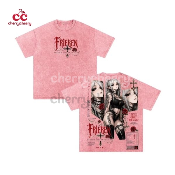 Frieren Dark Gothicn Wash Shirt