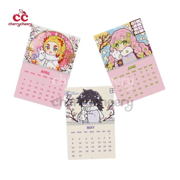 Demon Slayer Cute Chibi 2027 Calendar