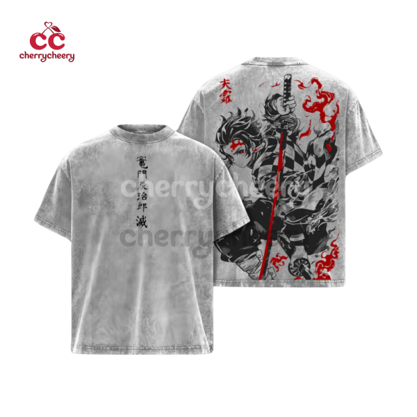 Demon Slayer – Tanjiro 2-Sided Wash Shirt