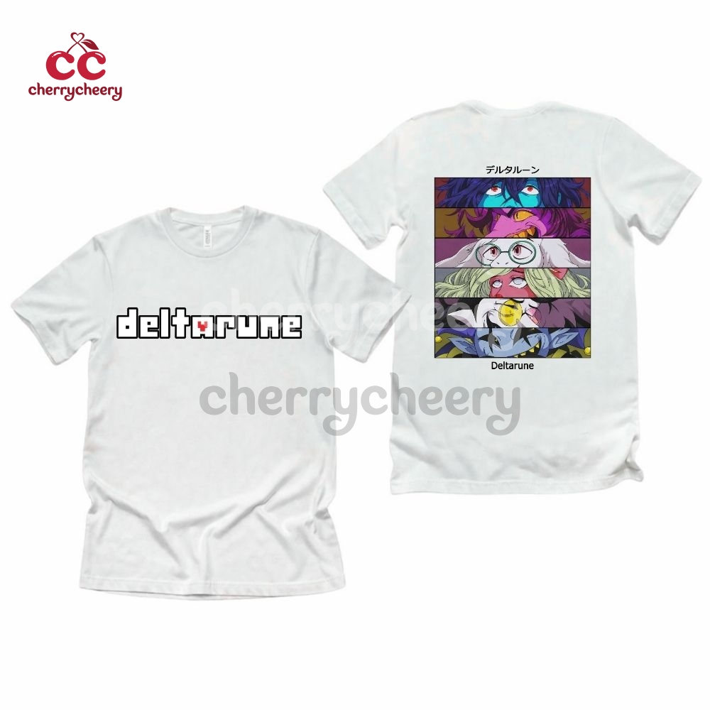 Deltarune Game Characters Panel Tshirt Deltarune Game Characters Panel Tshirt