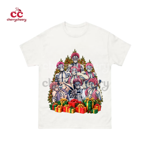 Demon Slayer – Akaza Christmas Tree Shirt