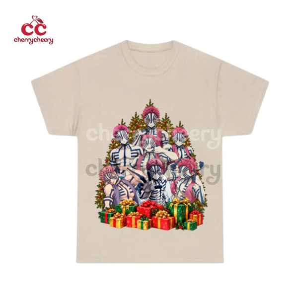 Demon Slayer - Akaza Christmas Tree Shirt