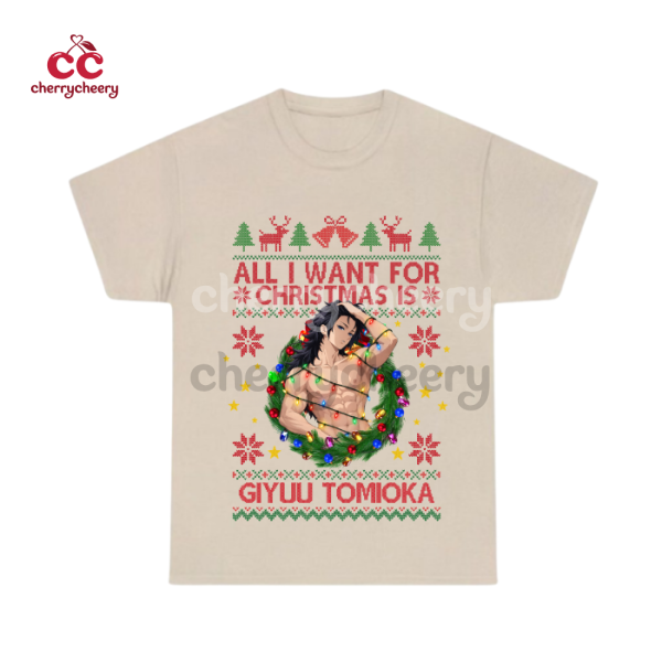 Demon Slayer – All I Want For Xmas Is Giyuu Tomioka Shirt