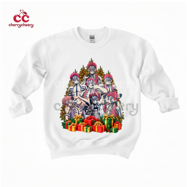 Demon Slayer - Akaza Christmas Tree Shirt